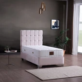 Yatakcım Lucas Perfect Baza + Başlık + Yatak Set (3 lü set) Krem - 1
