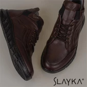 Slayka Kahverengi İdole Erkek Casual Bot - 7