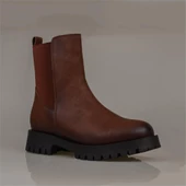 Trend Adımlar Taba Beaute Kadın Kalın Taban Chelsea Bot - 2