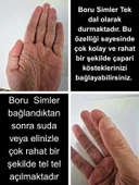 Eagenset Hazır Çapari Kombini Boru Sim Ultraviyole Uv Neon Fıstık Yeşili - Kırmızı Makarada thumbnail 6