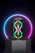 Torima D36 RGB Işıklı Mikrofonlu Kumandalı TWS Bluetooth Hoparlör Speaker - 2