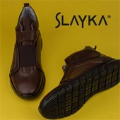 Slayka Kahverengi Magnus Erkek Hakiki Deri Günlük Bot - 5