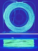 Eagenset Hazır Çapari Kombini Boru Sim Ultraviyole Uv Neon Fıstık Yeşili - Kırmızı Makarada thumbnail 4