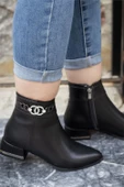 Trend Adımlar Siyah Pearl Kadın Klasik Bot thumbnail 7