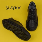 Slayka Siyah Slayka Glacier Hakiki Deri Erkek Casual Ayakkabı thumbnail 6