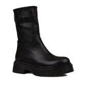 Pierre Cardin Siyah Kadın Logolu Casual Bot - 2