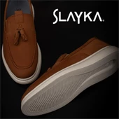 Slayka Taba Hakiki Nubuk Deri Erkek Günlük Corcik Ayakkabı thumbnail 6