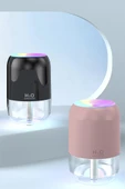 Torima H6 Pembe 200ml Ultrasonik Renkli Hava Nemlendirici Buhar Makinesi Ve Aroma Difüzörü - 2