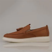 Slayka Taba Hakiki Nubuk Deri Erkek Günlük Corcik Ayakkabı thumbnail 3