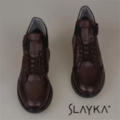Slayka Kahverengi İdole Erkek Casual Bot - 6