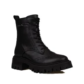 Pierre Cardin Siyah Lazer Kesim Kadın Casual Bot - 2
