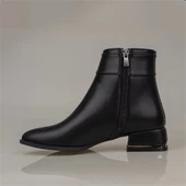 Trend Adımlar Siyah Pearl Kadın Klasik Bot thumbnail 5