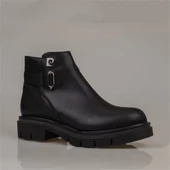 Pierre Cardin Siyah Kadın Yarım Postal Bot - 3