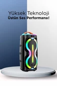 Torima D36 RGB Işıklı Mikrofonlu Kumandalı TWS Bluetooth Hoparlör Speaker - 3