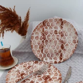 Snake 20 Cm Pasta Tabağı Karamel - 1