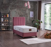 Yatakcım Rosalinda Baza + Başlık + Yatak Set (3 lü set) Pembe - 1