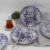 Snake 20 Cm pasta Tabağı Mavi - 2