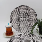 Snake 25 Cm Servis Tabağı Siyah - 2