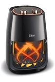 Kiwi  Kaf-5535 Air Friyer 5 Lt Yağsız Fritöz Siyah - 2