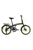 Belderia  Katlanabilir Bisiklet X7 Neon Sarı 20 Jant 7 Vites - 1