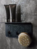 Modern Paslanmaz Metal Duş Rafı, Duş Düzenleyici, Banyo Rafı, Bayno Şampuanlık Siyah - 2