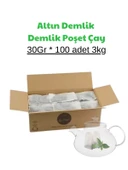 Altın Demlik Poşet 30Gr * 100 adet 3kg - 1