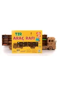 Uçandaire Tır Araç Rafı  Doğal Ahşap Boyanabilir - 2