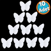 Plastik Kulp Beyaz Mobilya Çoçuk Odası Kız Erkek Dolap Kapak Kulpu Dekoratif Çekmece Kulbu 10 ADET thumbnail 1