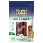 Nutri Canin  Lamb & Rawhide Kuzu Etli Burgu Kemik 80 Gr - 1