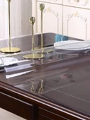 BAYRAMOĞLU 1.4 mm. 100X110. Yaza özel 50x70 pvc dantelli runner hediye thumbnail 4