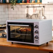AF950L  AKEL TERMOSTATLI SAATLİ LAMBALI MAKSİ FIRIN - GRİ - 1
