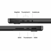 MacBook Pro 14 inc M4 10CPU 10GPU 16GB 512GB Uzay Siyahı MW2U3TU/A (Apple Türkiye Garantili) - 7