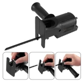 Matkap Uyumlu Dekupaj Kesme Aparatı Testere Ahşap Alüminyum Metal Tahta Plastik Kesim 3 Bıçaklı thumbnail 2