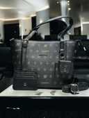 Armine Kartlık ve Bileklik Hediyeli El Ve Kol Çantası Suni Deri Bayan Omuz Çantası VS.BLKT.0059 thumbnail 6