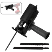 Matkap Uyumlu Dekupaj Kesme Aparatı Testere Ahşap Alüminyum Metal Tahta Plastik Kesim 3 Bıçaklı thumbnail 8