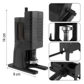 Matkap Uyumlu Dekupaj Kesme Aparatı Testere Ahşap Alüminyum Metal Tahta Plastik Kesim 3 Bıçaklı thumbnail 4