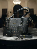 Armine Kartlık ve Bileklik Hediyeli El Ve Kol Çantası Suni Deri Bayan Omuz Çantası VS.BLKT.0059 thumbnail 3