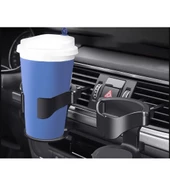 Araç İçi Havalandırma Izgarası Şişe ve Bardak Tutucu Siyah ONP820 - 7