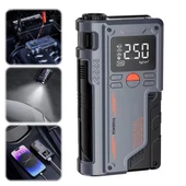 Mefa Ös 150PSI 8000MAH Şarjlı 120W Araç Lastik Şişirme Pompası ve Araç Akü Takviye Cihazı Starter - 4