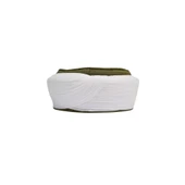 Talebe Sarığı-Beyaz Kumaş-Yeşil Takke-Düz Sarım-Kuş Gözlü-5 metre - 4