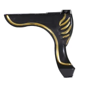 Mobilya Kanepe Koltuk Masa Puf Sehpa Ayağı 14 Cm Baza Ayakları Gold Altın Siyah - 5