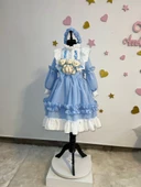 Goldilocks ve üç ayı kostümü, Goldilocks kostümü, Prenses kostümü, Cadılar Bayramı kostümü, Goldilocks temalı. thumbnail 6