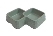 Bobo Bambu İkili Mama ve Su Kabı BO-3165  360ml+430ml Yeşil - 1