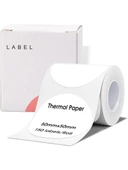 Zuidid 50 x 50 mm Lamine Termal Etiket Oval 150 Adet - Phomemo M110 - M220 - M221 Modellere Uyumludur - 1
