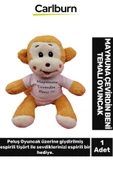 Özel Üretim Hediye Özür Manalı Gift Maymuna Çevirdin Beni Temalı Peluş Ayıcık Oyuncak - 1