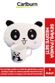 Özel Üretim 14 Şubat Sevgili Hediye Gift Arkadaş Manita Sevimli Panda Kupa Bardak Hediye Seti - 1