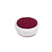 SARIKHANE Talebe Sarığı-Beyaz Kumaş-Bordo Takke-Düz Sarım-Nali Şerif-5 metre - 1