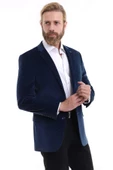 Presto Erkek Kadife Slimfit Kendinden Desenli Ceket Parlement 1533-300 - 3