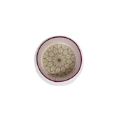 SARIKHANE Talebe Sarığı-Beyaz Kumaş-Bordo Takke-Çapraz Sarım-Kuş Gözlü-7 metre - 6