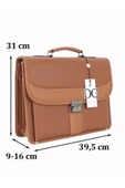Case Club 2002 Notebook Laptop Evrak Çantası 15,6 İnç Kilit Mekanizmalı - 5